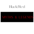 Load image into Gallery viewer, Myths & Legends Shelf Mark™ in Black & Red by FireDrake Artistry®