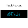 Load image into Gallery viewer, Monster Romance Shelf Mark™ in Black & Acqua by FireDrake Artistry®