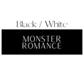 Load image into Gallery viewer, Vertical Black & White Monster Romance Shelf Mark™ by FireDrake Artistry®