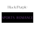 Load image into Gallery viewer, Vertical Black & Purple Sports Romance Shelf Mark™ by FireDrake Artistry®