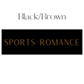 Load image into Gallery viewer, Sports Romance Shelf Mark™ in Black & Brown by FireDrake Artistry®