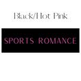 Load image into Gallery viewer, Vertical Black & Hot Pink Sports Romance Shelf Mark™ by FireDrake Artistry®