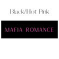 Load image into Gallery viewer, Mafia Romance Shelf Mark™ in black/hot pink by FireDrake Artistry®