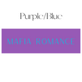 Load image into Gallery viewer, Mafia Romance Shelf Mark™ in Purple & Blue by FireDrake Artistry®