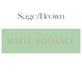 Load image into Gallery viewer, Mafia Romance Shelf Mark™ in Sage & Brown by FireDrake Artistry®