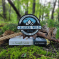 Load image into Gallery viewer, Officially Licensed K.A. Tucker "Alaska Wild Round Sign" created by FireDrake Artistry®
