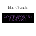Load image into Gallery viewer, Contemporary Romance Shelf Mark™ in Black & Purple by FireDrake Artistry®