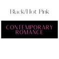 Load image into Gallery viewer, Contemporary Romance Shelf Mark™ in Black & Hot Pink by FireDrake Artistry®