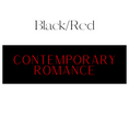 Load image into Gallery viewer, Contemporary Romance Shelf Mark™ in Black & Red by FireDrake Artistry®