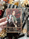 Load image into Gallery viewer, “The Second Daughter" Poppy Tarot Card Shelf Sign - Officially Licensed From Blood & Ash