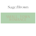 Load image into Gallery viewer, Small Town Romance Shelf Mark™ in Sage & Brown by FireDrake Artistry®