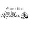 Load image into Gallery viewer, Small Town Romance Shelf Mark™ in White & Black by FireDrake Artistry®