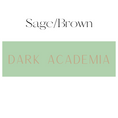 Load image into Gallery viewer, Dark Academia Shelf Mark™ in Sage & Brown by FireDrake Artistry®