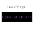Load image into Gallery viewer, Dark Academia Shelf Mark™ in Black & Purple by FireDrake Artistry®