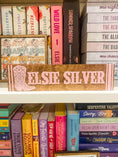 Load image into Gallery viewer, Wooden sign with Elsie Silver and a boot printed on it.