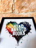 Load image into Gallery viewer, Graffiti Read Banned Books Sign - Mini by Fire Drake Artistry®