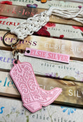Load image into Gallery viewer, Officially Licensed Elsie Silver Cowboy Boot Keychain by FireDrake Artistry®