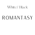 Load image into Gallery viewer, Vertical White & Black Romantasy Shelf Mark™ by FireDrake Artistry®