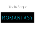 Load image into Gallery viewer, Romantasy Shelf Mark™ in Black & Acqua by FireDrake Artistry®