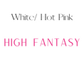 Load image into Gallery viewer, High Fantasy Shelf Mark™ in White & Hot Pinkl by FireDrake Artistry®