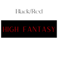 Load image into Gallery viewer, Vertical Black & Red High Fantasy Shelf Mark™ by FireDrake Artistry®