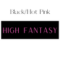 Load image into Gallery viewer, High Fantasy Shelf Mark™ in Black & Hot Pink by FireDrake Artistry®