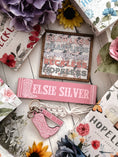 Load image into Gallery viewer, Officially Licensed Elsie Silver Cowboy Boot Keychain, Elsie Silver Shelfmark™, and Chestnut Springs Series sign by FireDrake Artistry®
