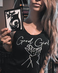 Load image into Gallery viewer, Good Girl Women's Racerback Tank for FireDrake Artistry