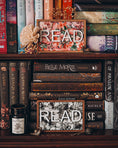 Load image into Gallery viewer, Sweet & Spicy Read Shelf Signs by FireDrake Artistry®