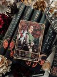 Load image into Gallery viewer, “The Second Daughter" Poppy Tarot Card Shelf Sign - Officially Licensed From Blood & Ash