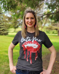 Load image into Gallery viewer, Bite Me Unisex t-shirt for FireDrake Artistry

