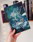 Load image into Gallery viewer, Lost in Faerie Spiral notebook for FireDrake Artistry Photo by @jessielovenelit