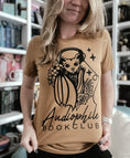 Load image into Gallery viewer, Audiophile Book Club Unisex t-shirt by FireDrake Artistry