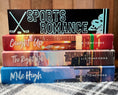 Load image into Gallery viewer, Sports Romance Shelf Mark™ Black & Aqua/Blue FireDrake Artistry®