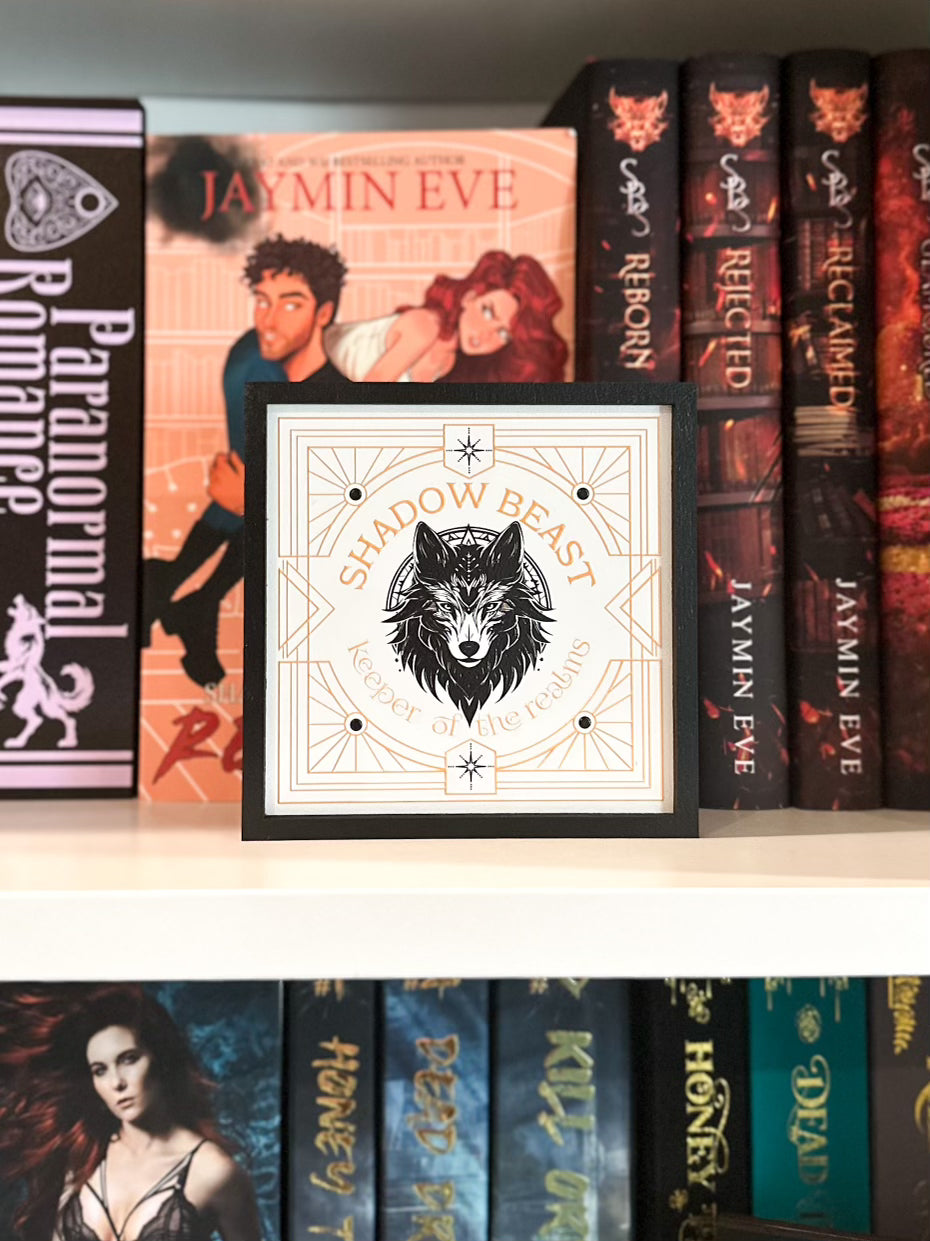 Officially Licensed Jaymin Eve  Shadow Beast Shelf Sign by FireDrake Artistry™