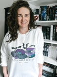 Load image into Gallery viewer, Fall Booked Up Unisex Sweatshirt - Purple Books