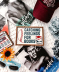 Load image into Gallery viewer, Catching Feelings for Books Shelf Sign