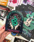 Load image into Gallery viewer, "Tell me that you're mine, princess" sign; From a Kingdom of Stars & Shadows by Holly Renee, designed by FireDrake Artistry®