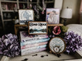 Load image into Gallery viewer, Cedar Ridge, Cedar Ridge Postcard Stamp, Lost & Found Compass, and Dockside Shelf Signs by FireDrake Artistry™
