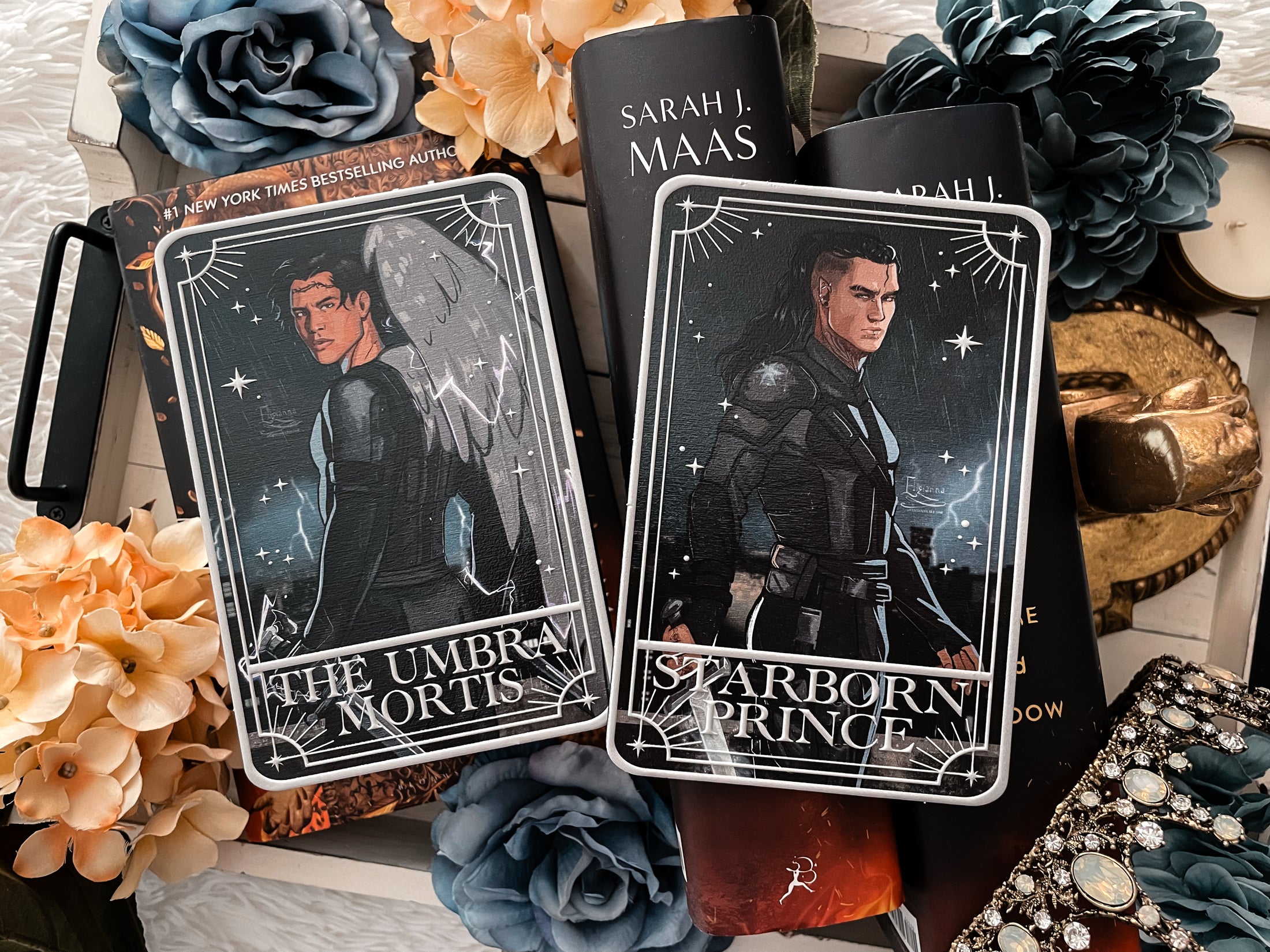 Officially Licensed SJM - Ruhn "Starborn Prince" and "The Umbra Mortis" Character Cards by FireDrake Artistry™