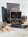 Load image into Gallery viewer, Thick Thighs & Book Vibes Sign created by FireDrake Artistry®