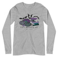 Load image into Gallery viewer, Fall Booked Up Unisex Long Sleeve Tee - Purple Books for FireDrake Artistry