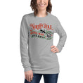 Load image into Gallery viewer, Santa Book Dragon Unisex Long Sleeve Tee - Black Design