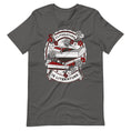 Load image into Gallery viewer, Cliterature is Literature Dark Bookstack Unisex t-shirt for FireDrake Artistry