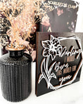 Load image into Gallery viewer, A Touch of Darkness Inspired Hades Quote Sign, created by FireDrake Artistry®