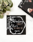 Load image into Gallery viewer, A Touch of Darkness Inspired Hades Quote Sign, created by FireDrake Artistry®