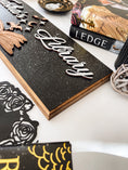 Load image into Gallery viewer, Fantasy Inspired Library Sign *Personalized* - firedrakeartistry