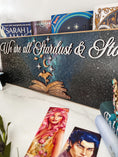 Load image into Gallery viewer, Stardust and Stories Library Sign - firedrakeartistry