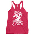 Load image into Gallery viewer, Book Dragon Women's Racerback Tank for FireDrake Artistry