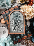 Load image into Gallery viewer, “The Bridge Kingdom” Alive Isn't Living Shelf Sign - Made with Permission Danielle L. Jensen Collection
